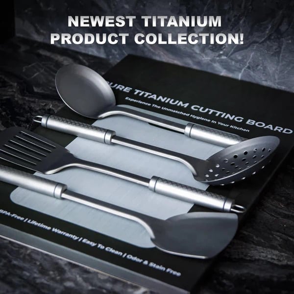 ✅148% Pure Titanium Spatula / Utensils